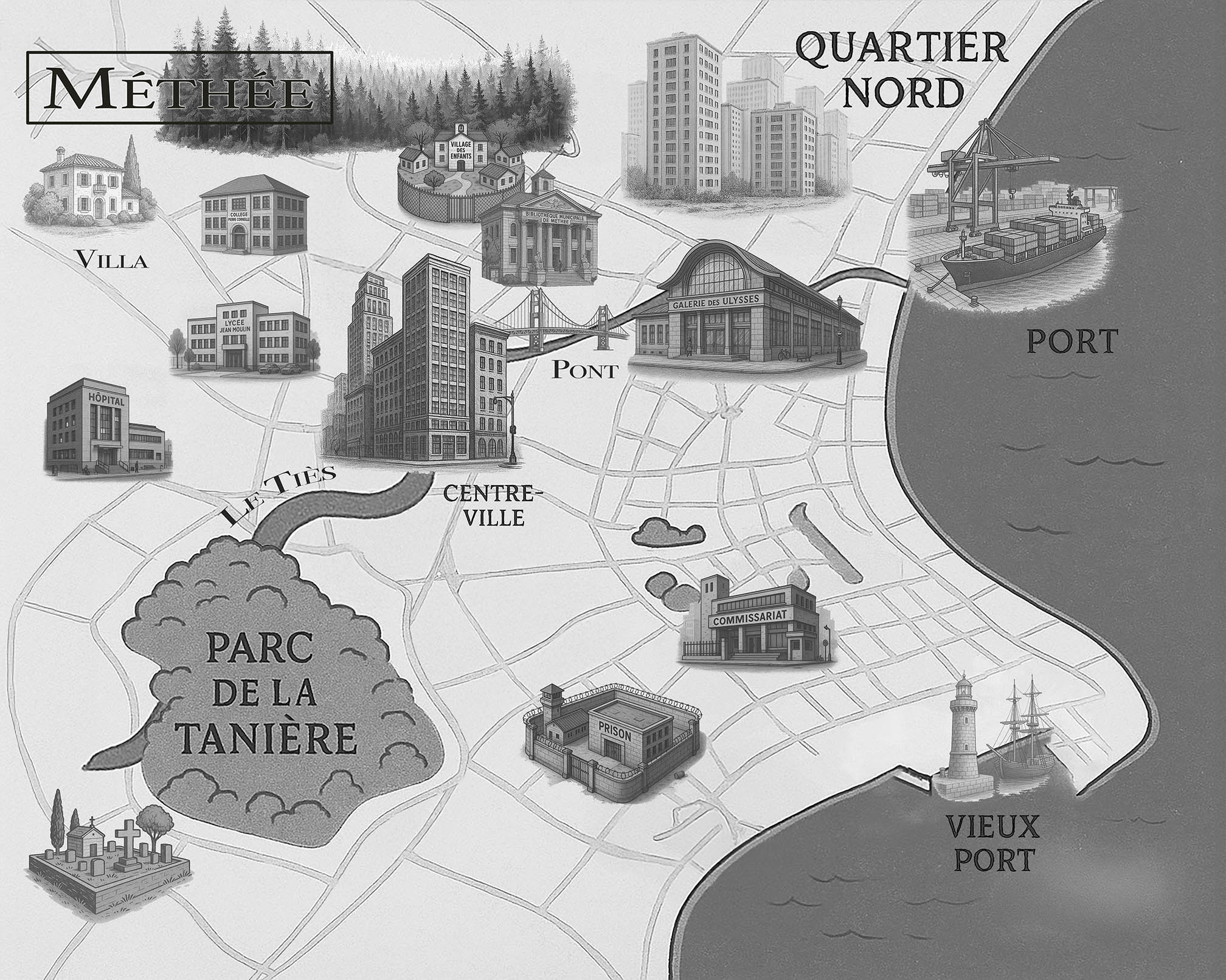 Méthée — façade sociale, couloirs d’ombres (aperçu)