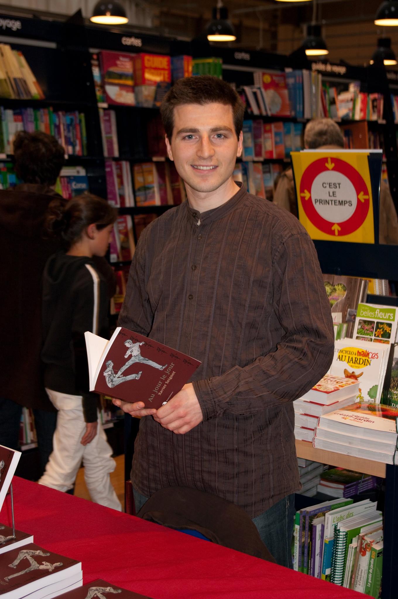 Première dédicace en librairie